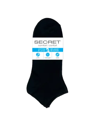 SECRET® Comfort Cotton Flat Knit Low Cut - 3 Pairs