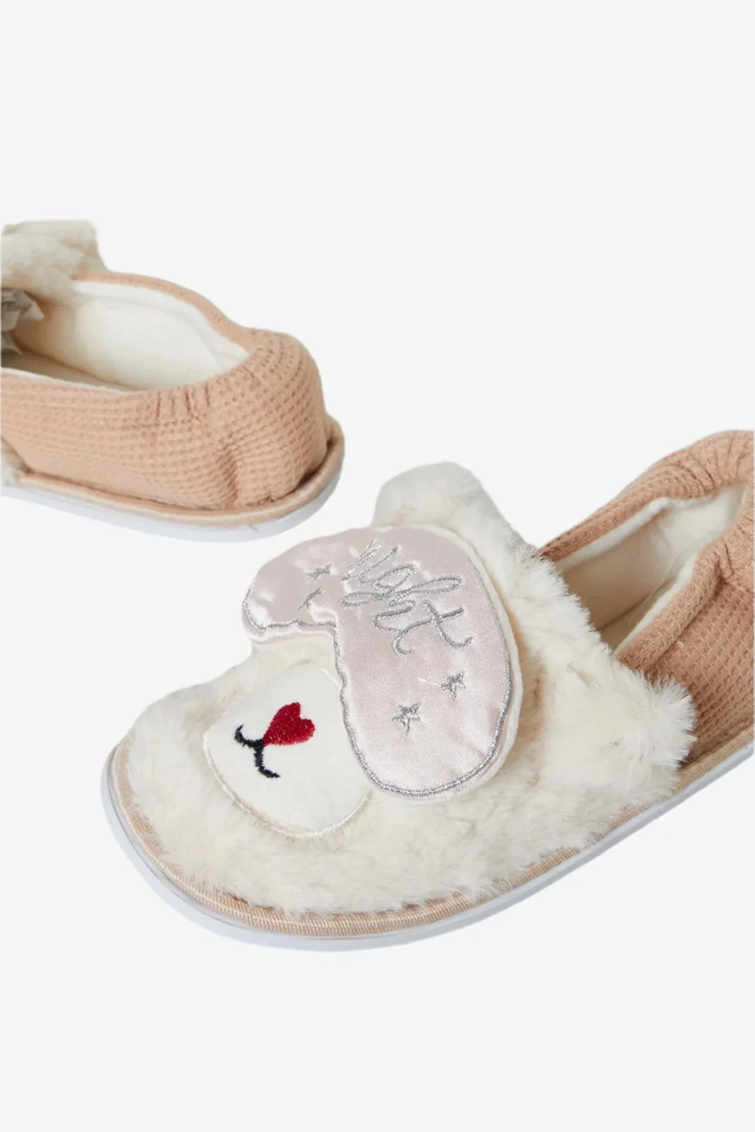 Senior Girls Beige Slipper