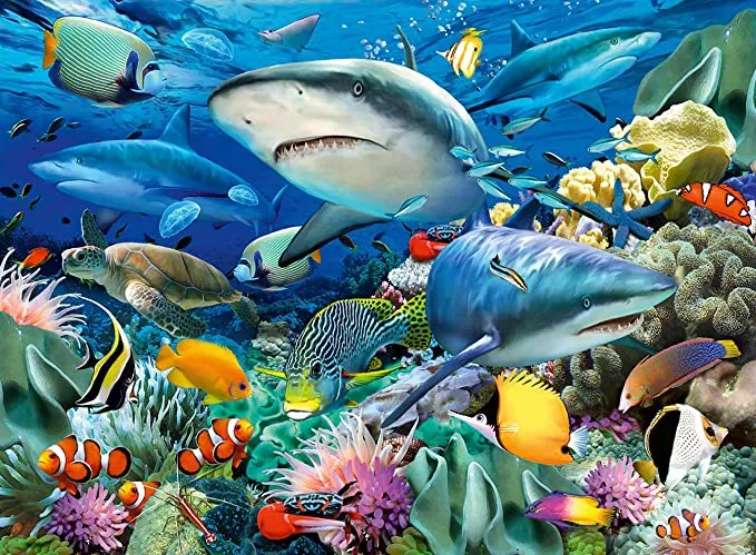 Shark Reef 100 pc Puzzle