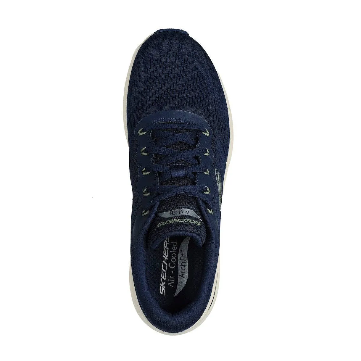 Skechers 232700 Arch Fit 2.0 Mens Navy Textile Vegan Lace Up Trainers