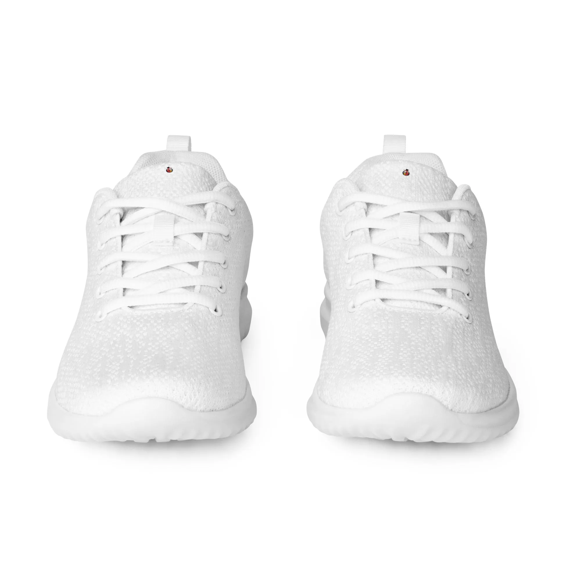 Snooty Fox Art Women’s Athletic Shoes - Clean White with Logo