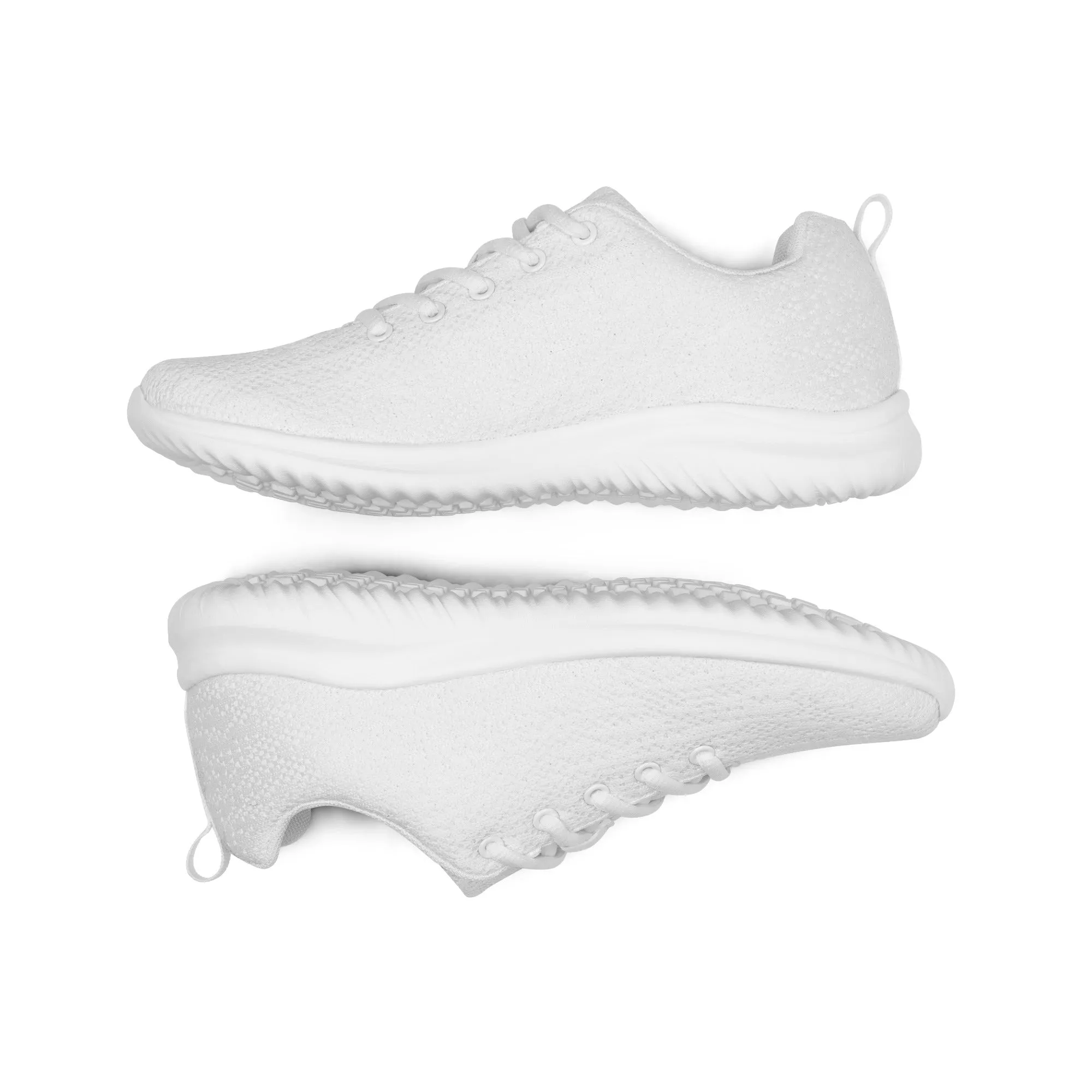 Snooty Fox Art Women’s Athletic Shoes - Clean White with Logo