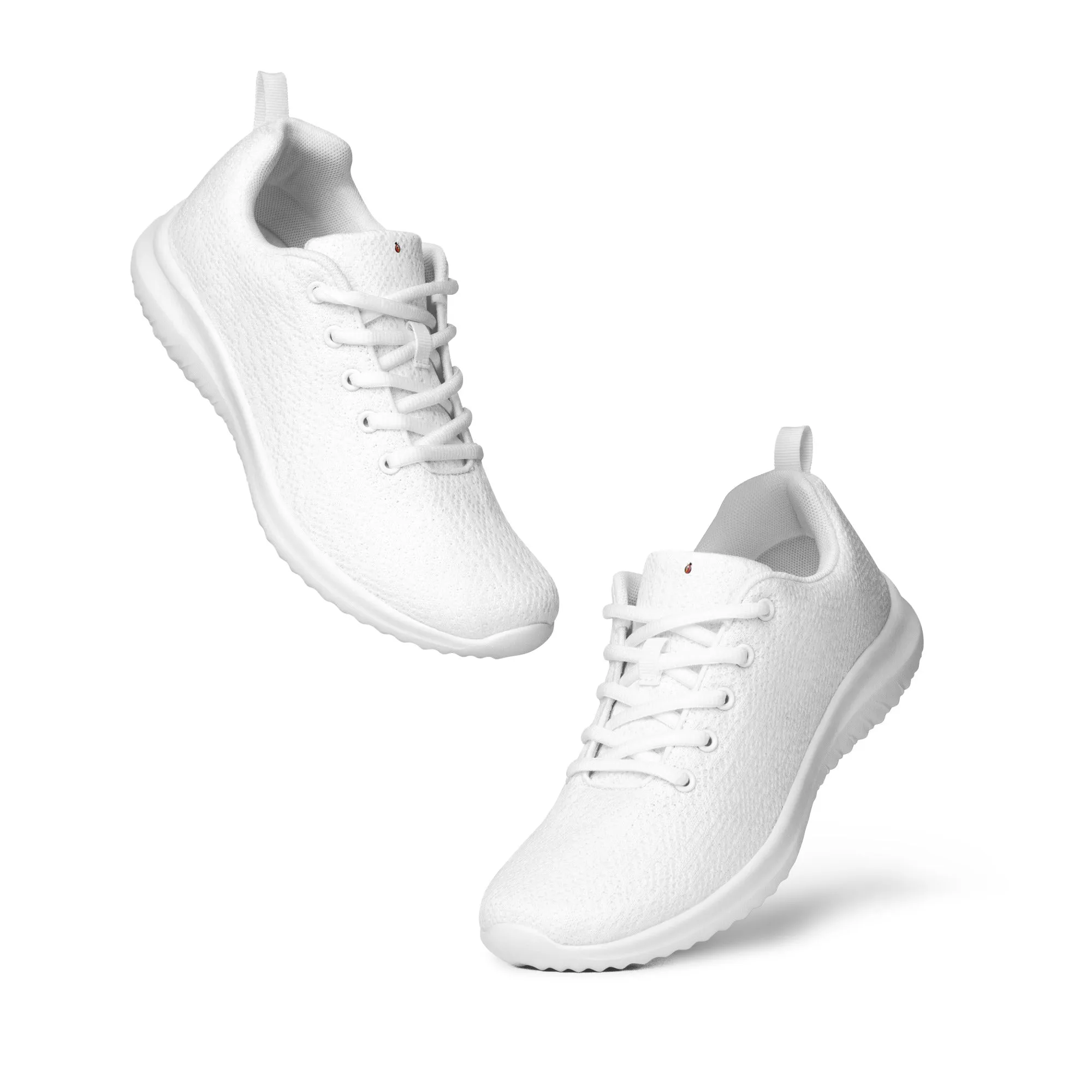 Snooty Fox Art Women’s Athletic Shoes - Clean White with Logo