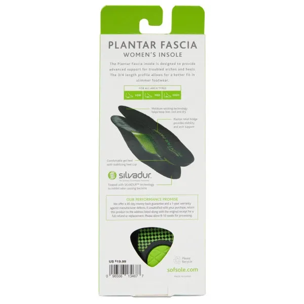 Sof Sole Full-Length Plantar Fascia Insoles