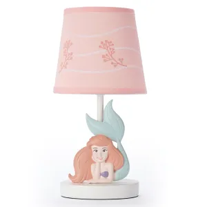 The Little Mermaid Lamp with Shade & Bulb