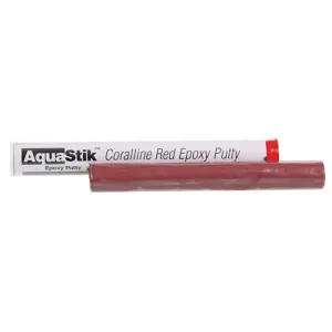 Two Little Fishies AquaStik Epoxy Putty Coralline Red