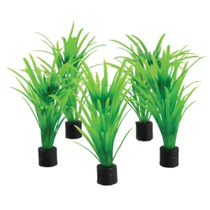 Underwater Treasures Mini Plant Green Tall Grass 3.25" 5 pack