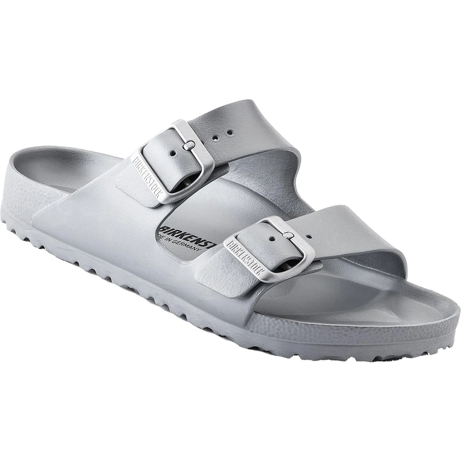 Unisex Birkenstock Arizona Essentials Metallic Silver EVA Synthetic