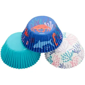 Wilton Ocean Life Cupcake Papers - 75 Pkt