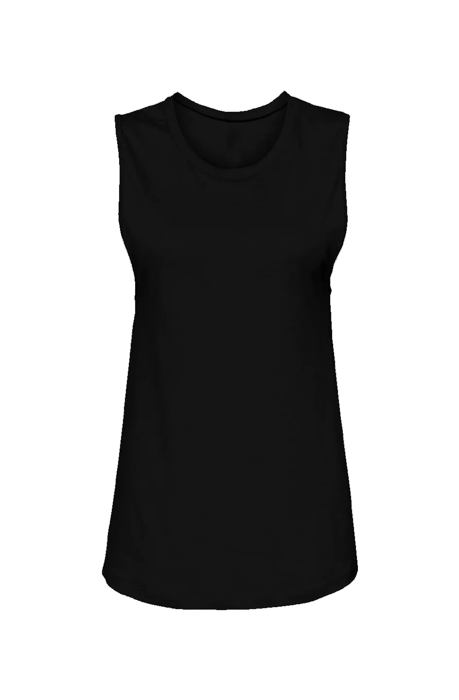 Women's Black Muscle Tank Top