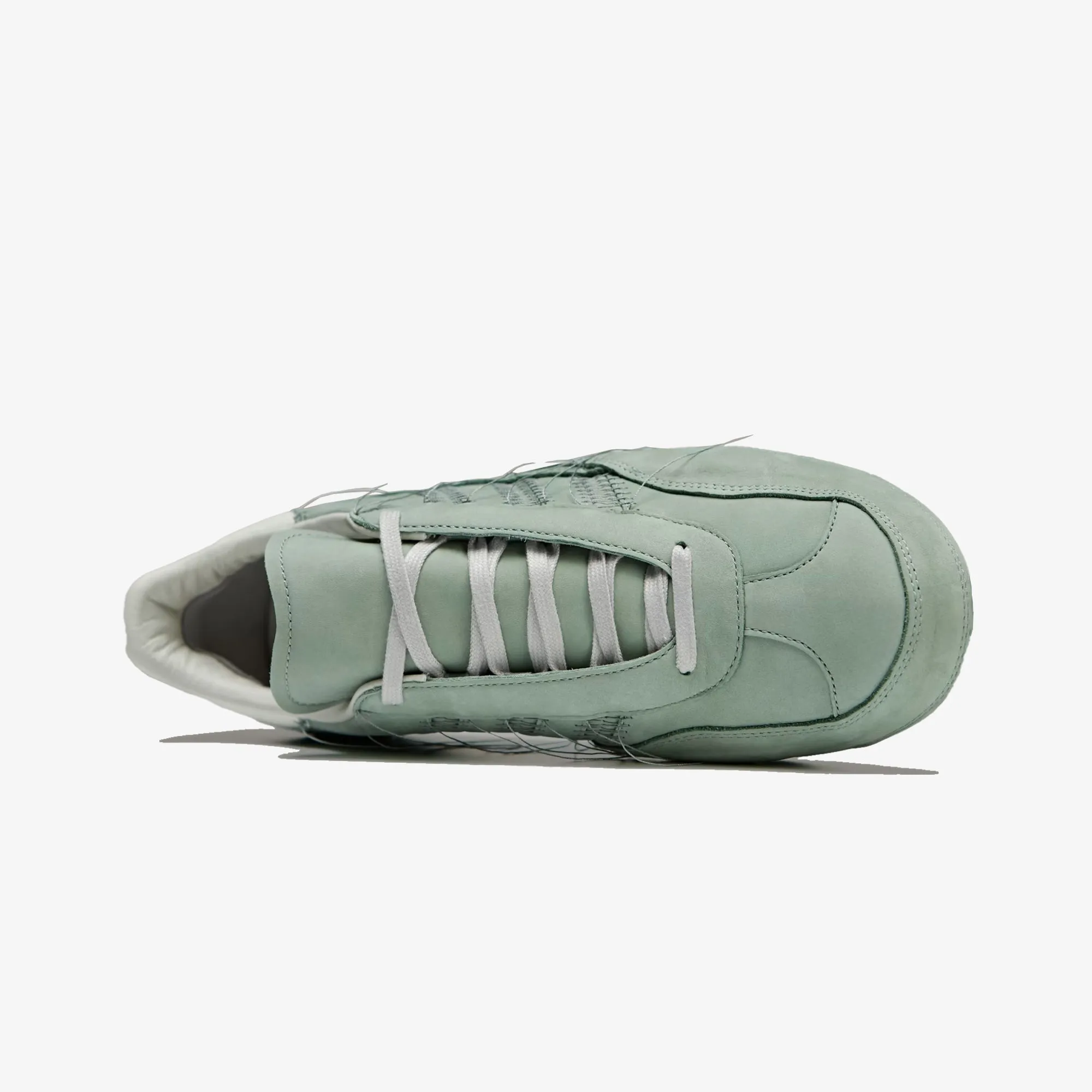 Y-3 | GAZELLE { SILVER GREEN/ OFF WHITE /LIGHT BROWN